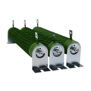 RX20 2000W 8RJ 70 X 430毫米 (D X L) 陶瓷管绿色漆线绕制电阻器
