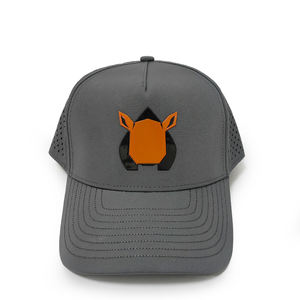 <span class=keywords><strong>หมวก</strong></span>เบสบอลสำหรับผู้ชาย5แผงหมวกกอล์ฟเจาะรูตัดด้วยเลเซอร์มีรูระบายความชื้นสำหรับเล่นเซิร์ฟเล่นกีฬากันน้ำ - Product Image 1