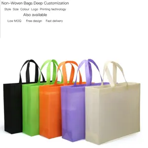 A3 tas tanpa tenun tas Eco Oem disesuaikan tas bukan tenunan