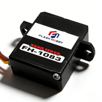 Flash Hobby Super Tiny FH-1083D 1.7g 0.05s Moteur sans noyau Ultra Micro Servo numérique pour petits avions RC d'intérieur