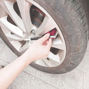 قلم قياس ضغط الإطارات من الألومنيوم مع مشبك لشاحنة السيارة والدراجات النارية - Product Image 6