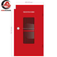 Armoire murale coupe-feu pour extincteur, boîte à extincteur, armoire personnalisée pour enrouleur de tuyau d'incendie en fonte/acier inoxydable/acier au carbone Anguang