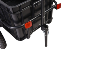 <span class=keywords><strong>Remorque</strong></span> à vélo robuste avec <span class=keywords><strong>attelage</strong></span> universel pliable chariot de chariot de vélo de stockage compact - Product Image 3