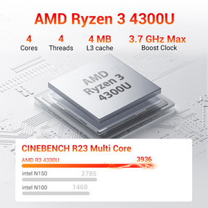 Mini PC Firebat R3, 16GB LPDDR4, 512GB NVMe SSD, Nuevo, Alta Calidad, Computadora de Escritorio, Envío Gratis a Países de la UE, R3 Compacto Blanco - Product Image 4