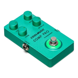 Pédale d'effet de <span class=keywords><strong>compresseur</strong></span> COOLMUSIC Pédale d'effet de guitare True Bypass avec 4 boutons rotatifs et interrupteur au pied pour guitare électrique basse - Product Image 4