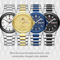 Montre NAVIFORCE 9285, montre de luxe de haute qualité, marque originale, montre pour homme, mouvement à quartz double date.