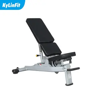 Kylinfit ticari spor salonu ekipmanı eğim egzersiz düşüş ağırlık kaldırma ayarlanabilir tezgah dambıl