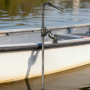 VINmounts high-quality fish finder mount with 32mm carbon fibre <b>rod</b> | Adjustable boat sonar mount for fish finders - Product Image 6