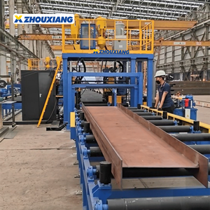 Ligne de production de soudage horizontal pour poutres en acier en forme de H - Product Image 2