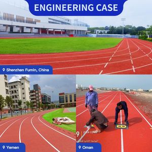 Piste de course en polyuréthane de haute qualité pour les compétitions professionnelles Vente en gros directe d'usine - Product Image 4