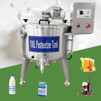 Pasteurisateur de lait HTST compact haute performance 200L pour jus de fruits, miel et œufs avec refroidissement – Prix compétitifs