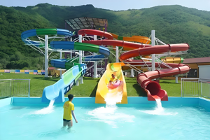 Parc aquatique d'amusement, toboggan aquatique en fibre de verre, toboggan aquatique commercial extérieur, toboggan aquatique en <span class=keywords><strong>piscine</strong></span> enterrée, jeux de parc aquatique amusants, équipement de <span class=keywords><strong>jeu</strong></span> - Product Image 2