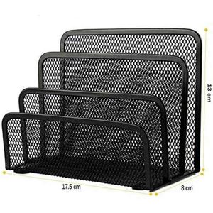 Oferta Especial: Organizador de Escritorio de Malla Metálica de 3 Secciones, Bandeja para Cartas, Porta Cartas, Color Personalizado, Suministros de Oficina al Mejor Precio - Product Image 3