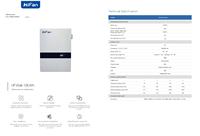 Système de stockage d'énergie solaire hors réseau Growatt SPF Split IP65 4-12KW avec batterie LiFePO4 16KWh 48V/51.2V et onduleur HFRoller WiFi/GPRS
