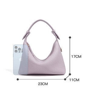 <span class=keywords><strong>Borsa</strong></span> all'ingrosso in vera pelle di vacchetta da donna, nuovo stile, prezzo ragionevole, borse alla moda in pelle - Product Image 4