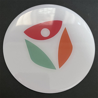 Stiker Chip NFC Mini 13.56MHz Anti Logam dengan LOGO, Kode QR Pintar Kustom, Epoxy, Ukuran Besar