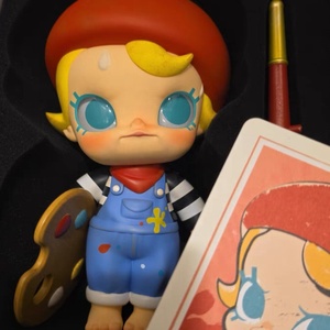 Nuova Serie Originale POPMART Baby Molly I Am Future Little Painter, Statuette in PVC Fatte a Mano, Scatola Sorpresa Trendy - Product Image 4