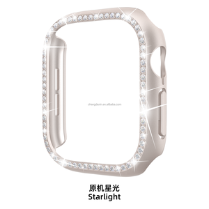 Coque de protection PC anti-choc ajourée avec strass pour <span class=keywords><strong>Apple</strong></span> <span class=keywords><strong>Watch</strong></span> Series 12 <span class=keywords><strong>SE</strong></span> 42MM 46MM, accessoires pour boîtier de montre I <span class=keywords><strong>Watch</strong></span> Series 12 - Product Image 6