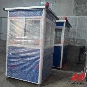 Meilleure vente Kiosque de sécurité portable de bonne qualité Sentry Box avec fonction étanche Cabine de garde préfabriquée <span class=keywords><strong>à</strong></span> vendre - Product Image 1