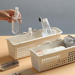 <span class=keywords><strong>Panier</strong></span> suspendu rectangulaire multi-usages en PP de qualité alimentaire, écologique, respirant, à double crochet rotatif, pour l'organisation et le rangement à domicile - Product Image 4