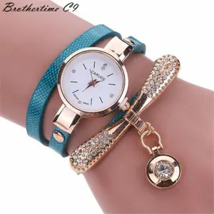 2023 Fashion trend bracelet in stock Wrap Dragonfly diamond-encrusted watch for women Watch students