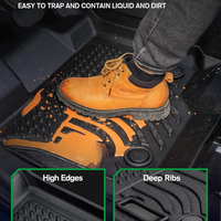 Tapis de sol de voiture professionnels sur mesure OEM, écologiques, imperméables, insonorisants, en TPE de 18 mm d'épaisseur, 3 pièces, modernes et luxueux