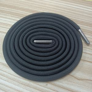 Custom Eco-Friendly Braided 100% Polyester Luxury Garment Drawstring <b>Cords</b> with Rubber Tips for Hoodie - Product Image 5