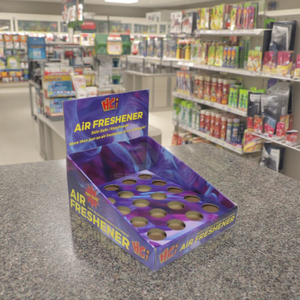 <span class=keywords><strong>Handmade</strong></span> POS các tông sóng bảng Acrylic hiển thị hàng đầu đứng làm mát không khí có thể tái chế giấy siêu thị cửa hàng quảng cáo - Product Image 3