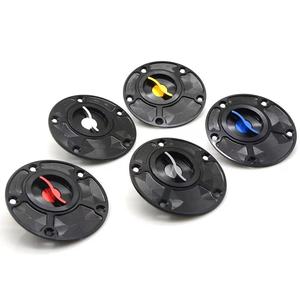 Aluminum Keyless Fuel Gas Tank Cap Cover For Triumph Street Triple 675 All Years – Anodised Black