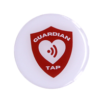 Etiqueta NFC con Logotipo Personalizado de 30 mm, Etiqueta Epoxy RFID con Chip 424 213 Regrabable, Etiqueta Epoxy para Redes Sociales para Reseñas de Google y Acceso a Tiktok