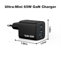 GaN 65W PD3.1 Tip-C Hızlı Şarj Cihazı Telefon, Dizüstü Bilgisayar, Kamera için - Taşınabilir USB Duvar Adaptörü CB CE ROHS KC PD3.2 PD Şarj Cihazı 65w Usb c