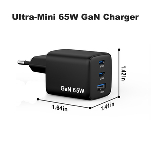 <span class=keywords><strong>Chargeur</strong></span> rapide GaN 65W PD3.1 Type-C pour téléphone, ordinateur portable, appareil photo - Adaptateur mural USB portable CB CE ROHS KC PD3.2 PD <span class=keywords><strong>Chargeur</strong></span> 65W USB C - Product Image 5