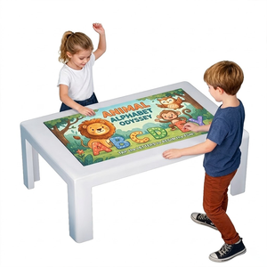 Mesa de Juego OEM ODM de Fábrica de 32, 43, 55 y 75 Pulgadas con Pantalla Táctil, PC <span class=keywords><strong>Todo</strong></span> en Uno, Escritorio Interactivo para Entrenamiento Cerebral, Apto para Niños - Product Image 1