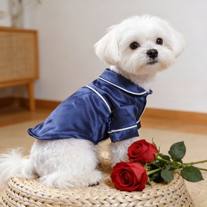 Pijamas para Mascotas, Color Rosa Satinado, Cómodos para Todas las Estaciones, Ropa para Perros y Gatos Pequeños y Medianos - Product Image 3