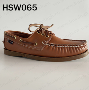ZYF, Chaussures bateau pour enfants et adultes en cuir de vache naturel à blocs de couleur pour les voyages de vacances, réduisant la fatigue, couture experte, chaussures à pois tendance HSW064 - Product Image 6