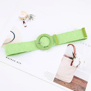 <span class=keywords><strong>Ceinture</strong></span> large <span class=keywords><strong>tressée</strong></span> pour femmes <span class=keywords><strong>Ceinture</strong></span> de taille tissée <span class=keywords><strong>Ceinture</strong></span> élastique <span class=keywords><strong>en</strong></span> <span class=keywords><strong>paille</strong></span> pour femmes pour robe Jeans Pantalon - Product Image 5