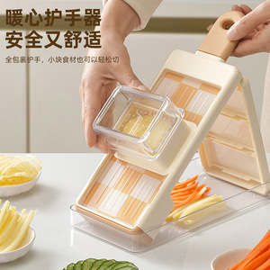 Cortador de verduras multifuncional Chunzao Chessboard 4 en 1, rebanador de patatas y rábanos con contenedor para uso en la cocina - Product Image 2