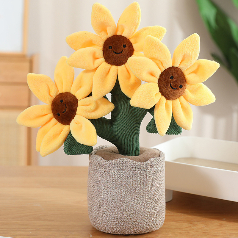 #1 Maceta gris girasol-32cm