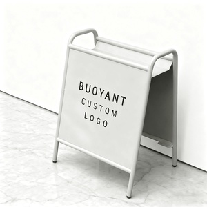 Metal A-<b>Frame</b> Sign Custom Color Shop Storefront Sign Stand Advertising a Board Sign Sidewalk Display Racks - Product Image 1