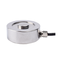 Fibos Stainless Steel Mini Button Compression Load Cell 100kg 2000kg Seri FA10 Sensor Uji Gaya Pemasangan Tetap Kapasitas Tinggi
