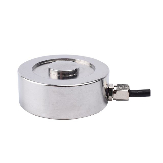 Fibos Stainless Steel Mini Button Compression Load Cell 100kg 2000kg FA10 Series Fixed Mounting Force Test Sensor High Capacity
