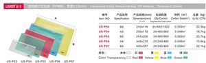 US-P56 Nhựa Dây Kéo Tập Tin Túi A4 Kích Thước Tập Tin Phong Bì Tài Liệu Túi Giấy Thư Mục Thư Mục - Product Image 6