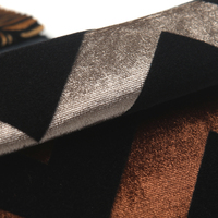 Tissu en velours hollandais imprimé 280GSM 100 % polyester pour la rembourrage de canapés et de chaises de salle à manger