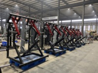 Máquina de Press de Hombros Lateral ISO, Equipo de Gimnasio Comercial para Entrenamiento Aislado de Deltoides y Hombros