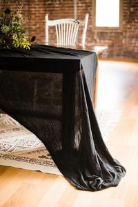 Halloween Party Decoration <span class=keywords><strong>Lace</strong></span> Spider Web Tablecloth Fireplace Black Gauze <span class=keywords><strong>Table</strong></span> <span class=keywords><strong>Topper</strong></span> Covers - Product Image 3
