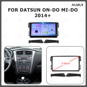 Adaptador de marco de coche de plástico de fácil instalación, Kit de Panel de montaje de Radio Android, Compatible Popular para Nissan DATSUN - Product Image 4