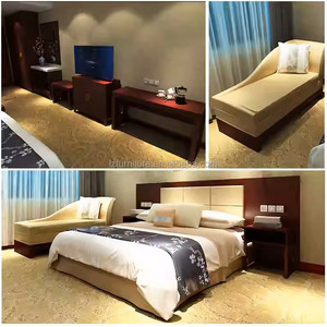 Budget-friendly 3 Star Hotel Bedroom <b>Set</b> Complete Twin King Wood Bed Frame With Headboard Nightstands Desk Wardrobe & <b>Side</b> <b>Table</b> - Product Image 6