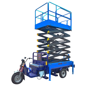 6m 8m 10m 12m 14m 16m 오토바이 공중 500kg 하중 용량 건설 용 유압 전기 모바일 가위 리프트 - Product Image 4