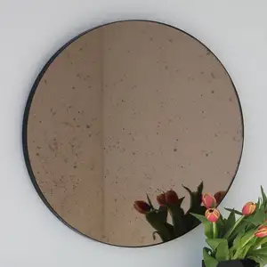 Building Materials Single Coated 2mm Euro Bronze Mirror Glass For Window