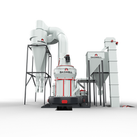 Usine de broyage de carbonate de calcium personnalisée Daswell pour la production de poudre, avec broyeur Raymond
